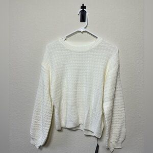NEW off white sweater